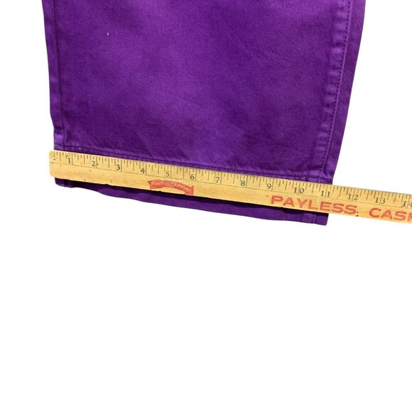 NEW FRNCH Paris Aline Violet Jeans Women’s Size 28 Wide Leg High Waisted Rise - Picture 14 of 15